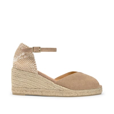 Espadrilles compensées en jute tressé BIANCA LIGHT PLATFORM CASTANER
