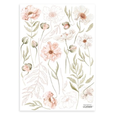 Stickers muraux les coquelicots POPPIES LILIPINSO