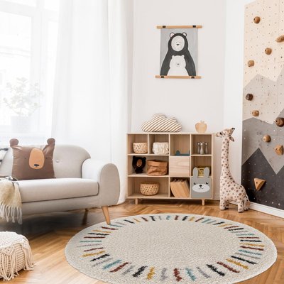 Tapis salon RADI 3 en polypropylène doux et soyeux UN AMOUR DE TAPIS