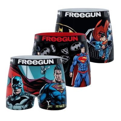 Lot De 3 Boxers Dc Comics FREEGUN