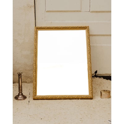 Miroir en bois doré Georges N°1498 - Bon état DEBONGOUT