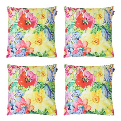 Lot de 4 coussins extérieur, FLORAL VEEVA