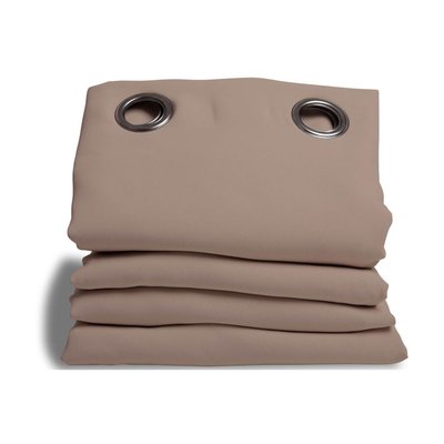 Rideau phonique séparation de pièce Oeillet Beige MC8220 140 x 250 (LxH) MOONDREAM