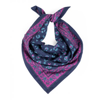Petit Foulard en coton imprimé BENGAL BINDI ATELIER