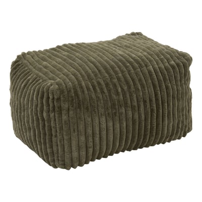 Pouf rectangulaire en velours côtelé MUZI ATMOSPHERA