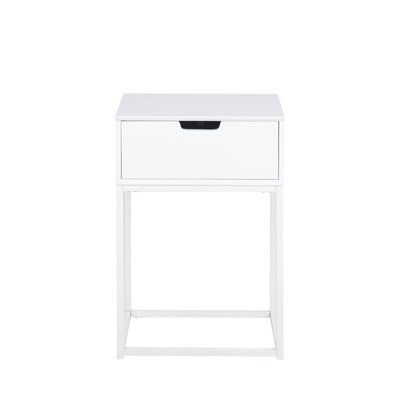 Table de chevet 1 tiroir en bois  - ESPEJITO DRAWER