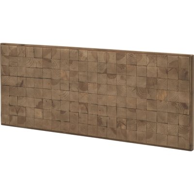 Tête de lit bois naturel design texturé pour chambre chaleureuse RECOLLECTION