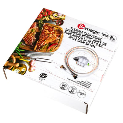 kit flexible et détendeur pour butane SOMAGIC