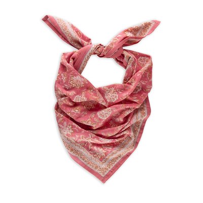 Grand Foulard en coton imprimé MATIRA BINDI ATELIER