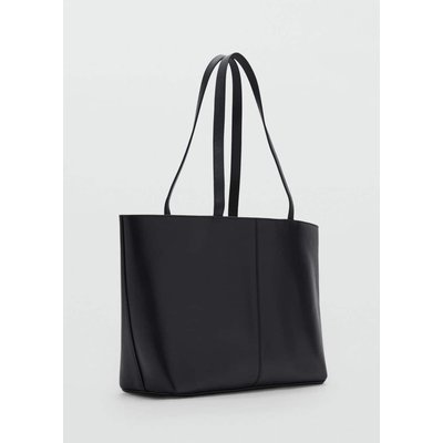 Sac cabas moyen cuir MANGO