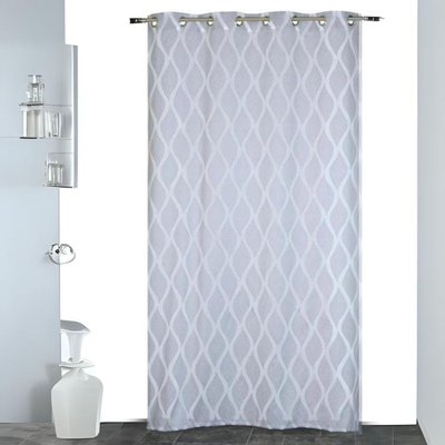 Voilage "Croisillons" en Etamine et Jacquard HOME MAISON