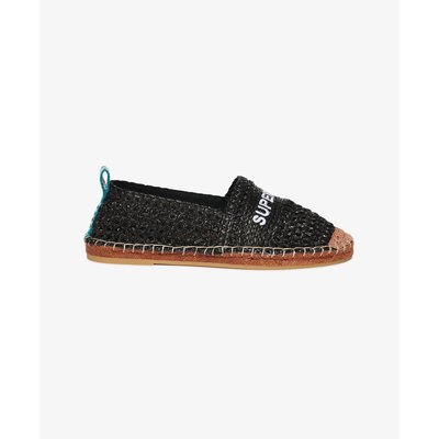 Espadrille en raphia brodée SUPERDRY
