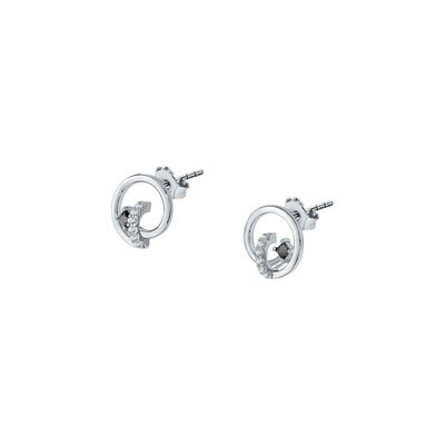 Boucles d'oreilles en argent 925 et oxyde de zirconium CLEOR