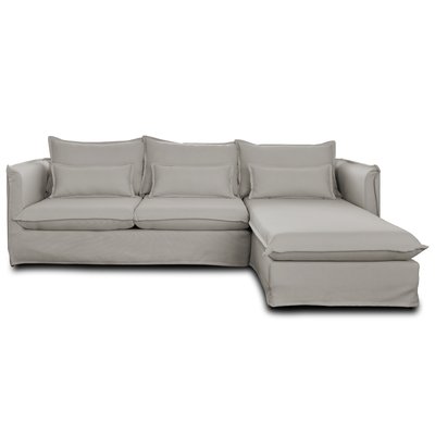 Canapé d'Angle droit en Tissu 4 places - ADRIANN LISA DESIGN