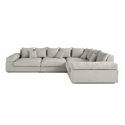 Canapé d'Angle réversible 5 places - ASPEN BEST MOBILIER