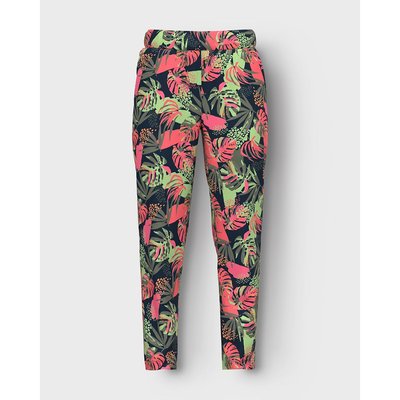 Leaf Print Trousers in Loose Fit NAME IT