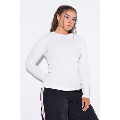 T-shirt bord-côte, coupe Slim STUDIO UNTOLD