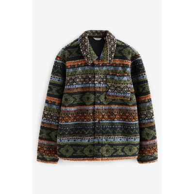 Veste-chemise en polaire imprimée NEXT