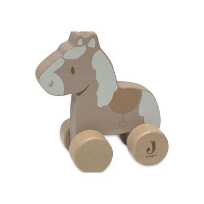 Jouet en bois à roulettes Cheval JOLLEIN