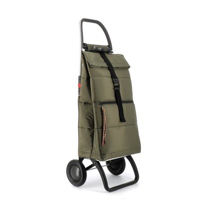 BIG POLAR - Chariot de course pliable 2 roues, compact et ergonomique, parfait pour un transport facile et pratique - Vert Kaki ROLSER