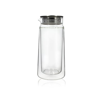 Carafe infuseur double paroi en verre 650ml, VIKTOR OGO LIVING
