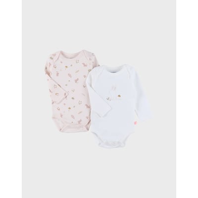 Lot De 5 Bodies Bébé Fille - Sans Manches Bretelles - 100% Coton - Confortable Et Léger Pour L'Été