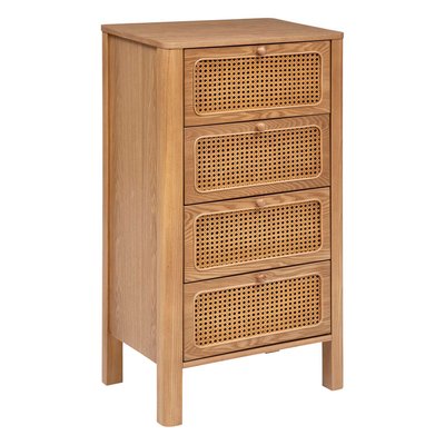 Chiffonnier 4 tiroirs en cannage TIRIA ATMOSPHERA