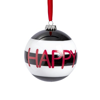 Boule de noël décorative en verre D8 SIA DECO