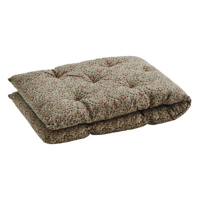Matelas de banc coton imprimé petites fleurs MADAM STOLTZ