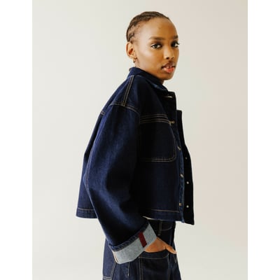 Veste en jean brut BZB