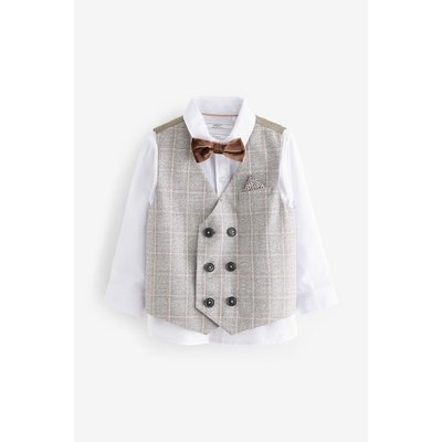 Gilet de costume à carreaux, ensemble NEXT
