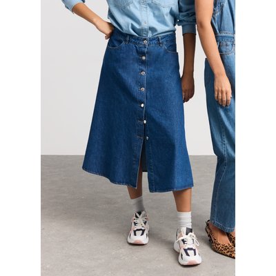 Jupe mi-longue en denim LOLALIZA