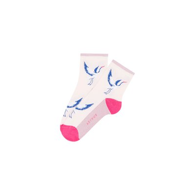 Chaussettes en coton imprimé Birdie ARTHUR