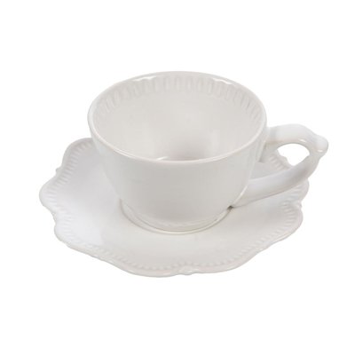 Tasse à café et sous tasse   10 cl (lot de 6)-ROMY AMADEUS