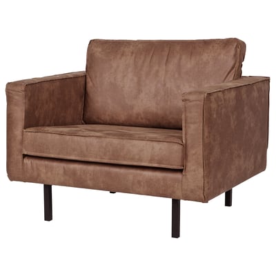 Fauteuil en similicuir RODEO WOOOD