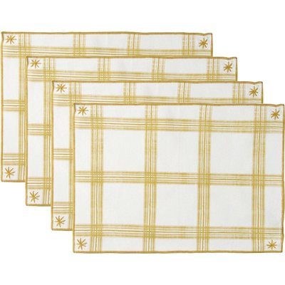 Set de table (x4) coton MADRAS FEBRONIE