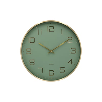 Horloge Murale Aluminium ELEGANCE GLOW KARLSSON