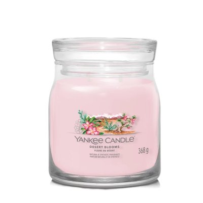 Bougie signature   modèle moyen-FLEURS DU DÉSERT YANKEE CANDLE