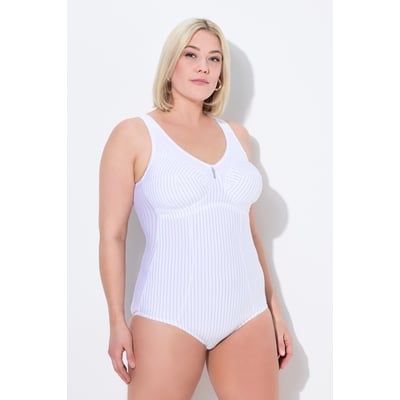 Body sculptant à fines rayures. Se porte ULLA POPKEN