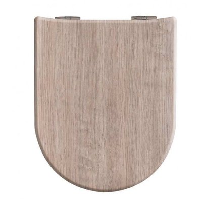Abattant easy clip avec descente assistée  -  - Effet bois HOME MAISON