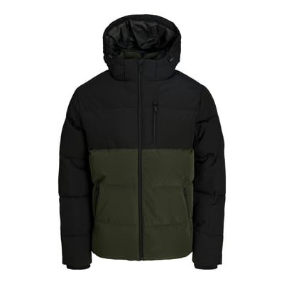 Piumino corto cappuccio fisso e collo alto, per l'inverno JACK & JONES