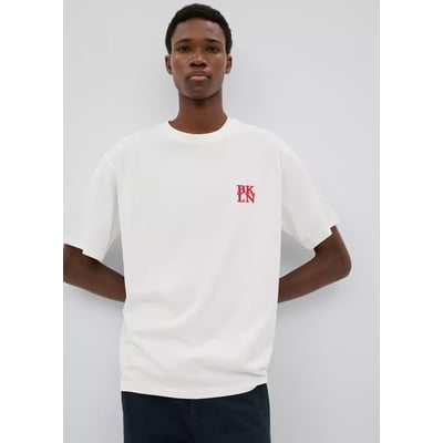 T-shirt coton détail imprimé MANGO TEEN