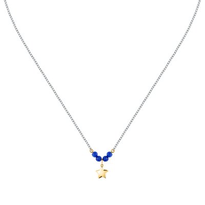 Collier en acier, perles TALISMANI MORELLATO