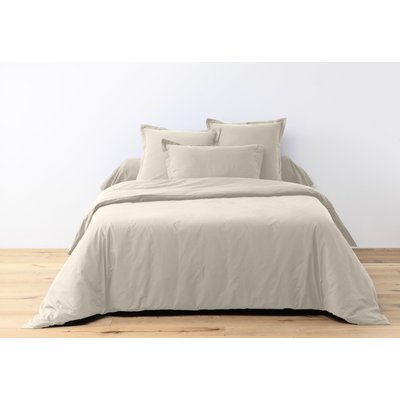 Parure Housse de couette coton uni Passion EDEN