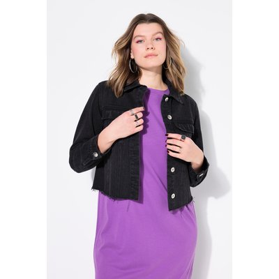 Veste en jean cropped, bords francs à la base STUDIO UNTOLD