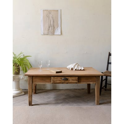 Table basse en bois Léonie N°985 - Bon état DEBONGOUT