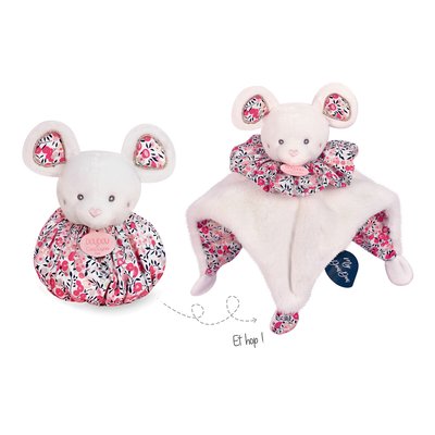 Doudou boule souris 25 cm DOUDOU ET COMPAGNIE