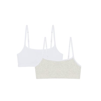 Lot de 2 brassières ados en coton TWEENIZ UNDIZ