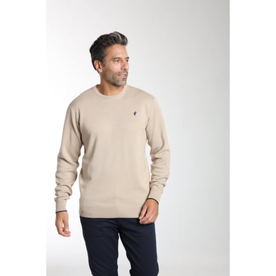 Pull col rond  en coton MILANO RDC GENTLEMAN FARMER