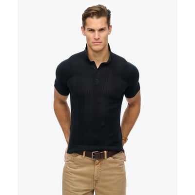 Polo en maille à manches courtes SUPERDRY